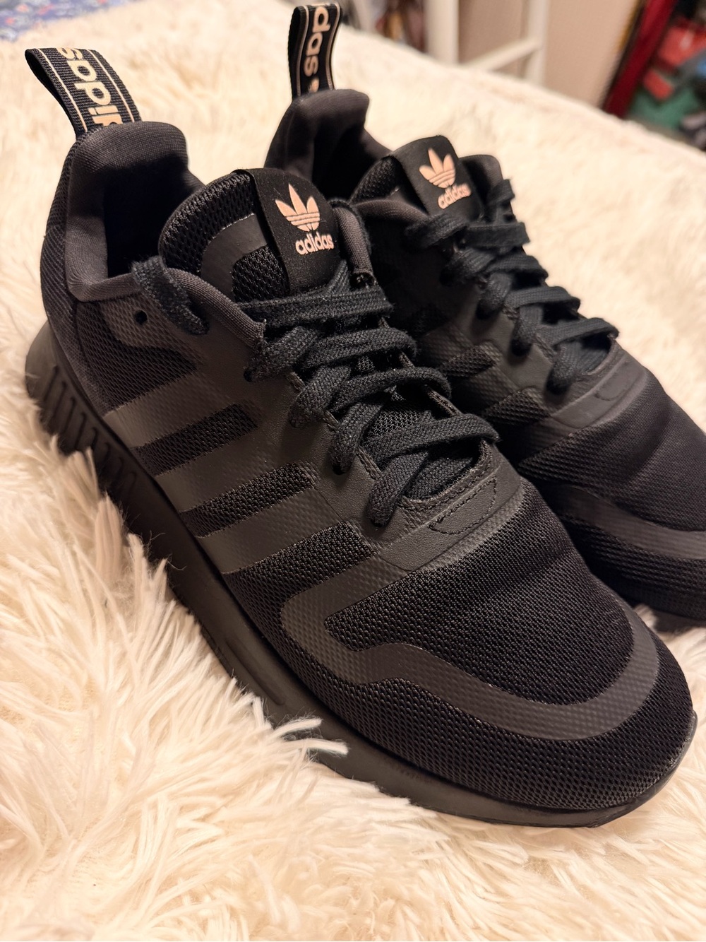 adidas Black and White Interior Size Label
